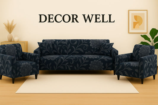 Deep Red Burgundy Sofa Cover