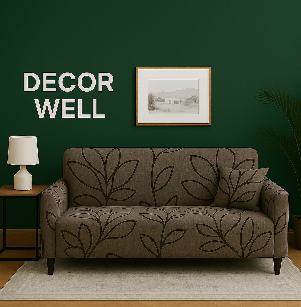 Dark Chocolate Brown Sectional Cover