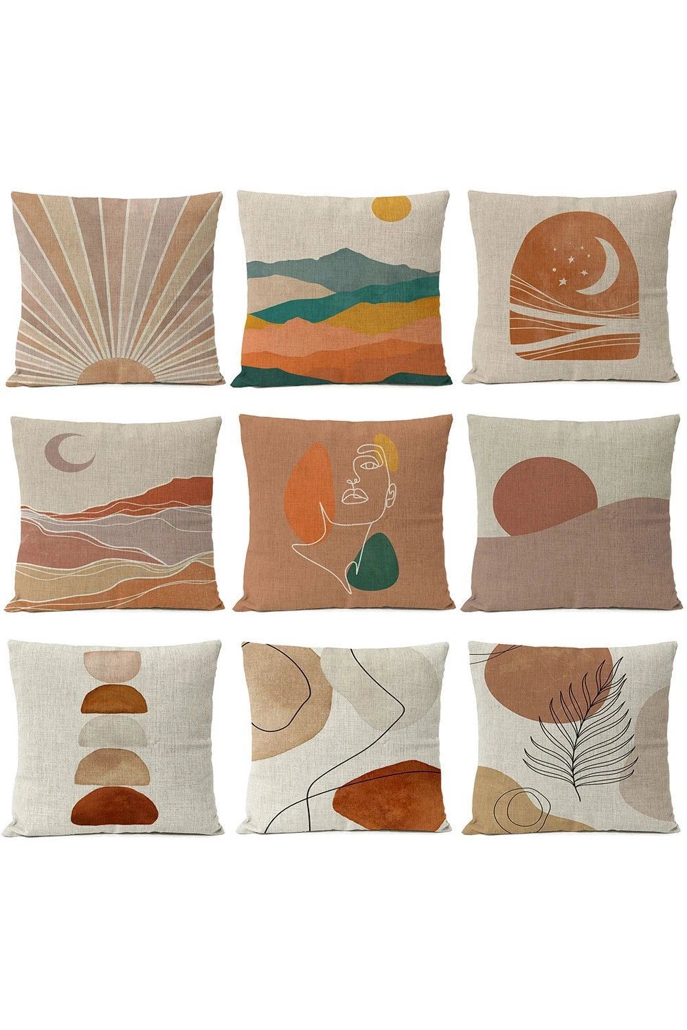 Modern Bohemian Desert Abstract Print Collection