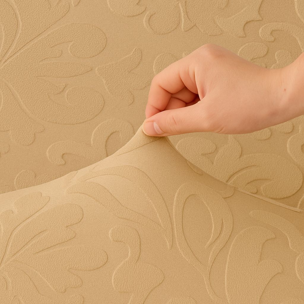 Teal Cream Chevron Sofa Cover