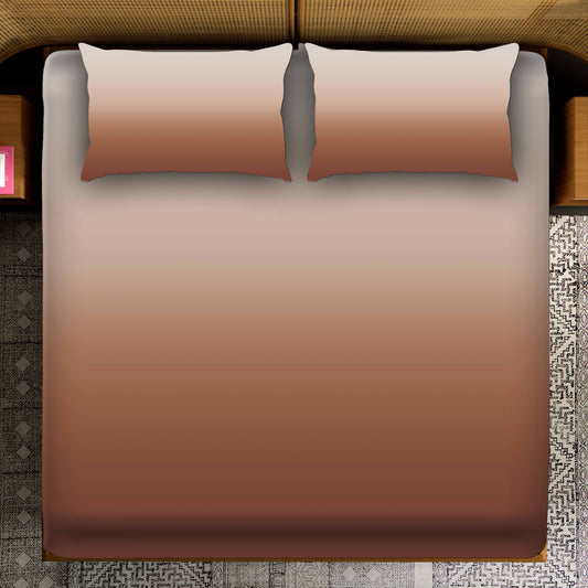 Smooth Brown Gradient Bedsheet